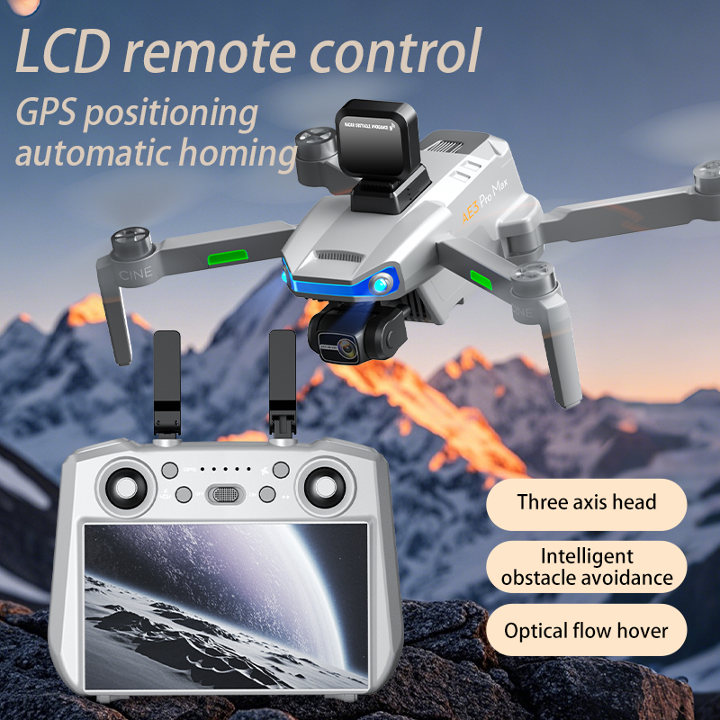 Drone Gimbal 3 Axis - AE3 PRO Max nuevo LCD SC
