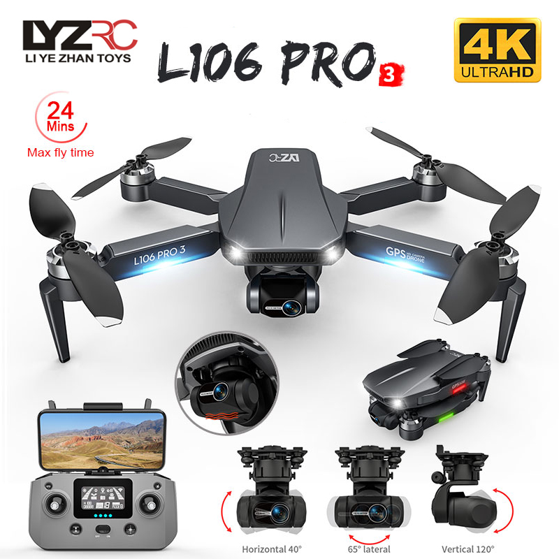 L106 Pro 3 Drone 5G WIFI FPV p - Drone Gimbal 2 Axis reseña y precio