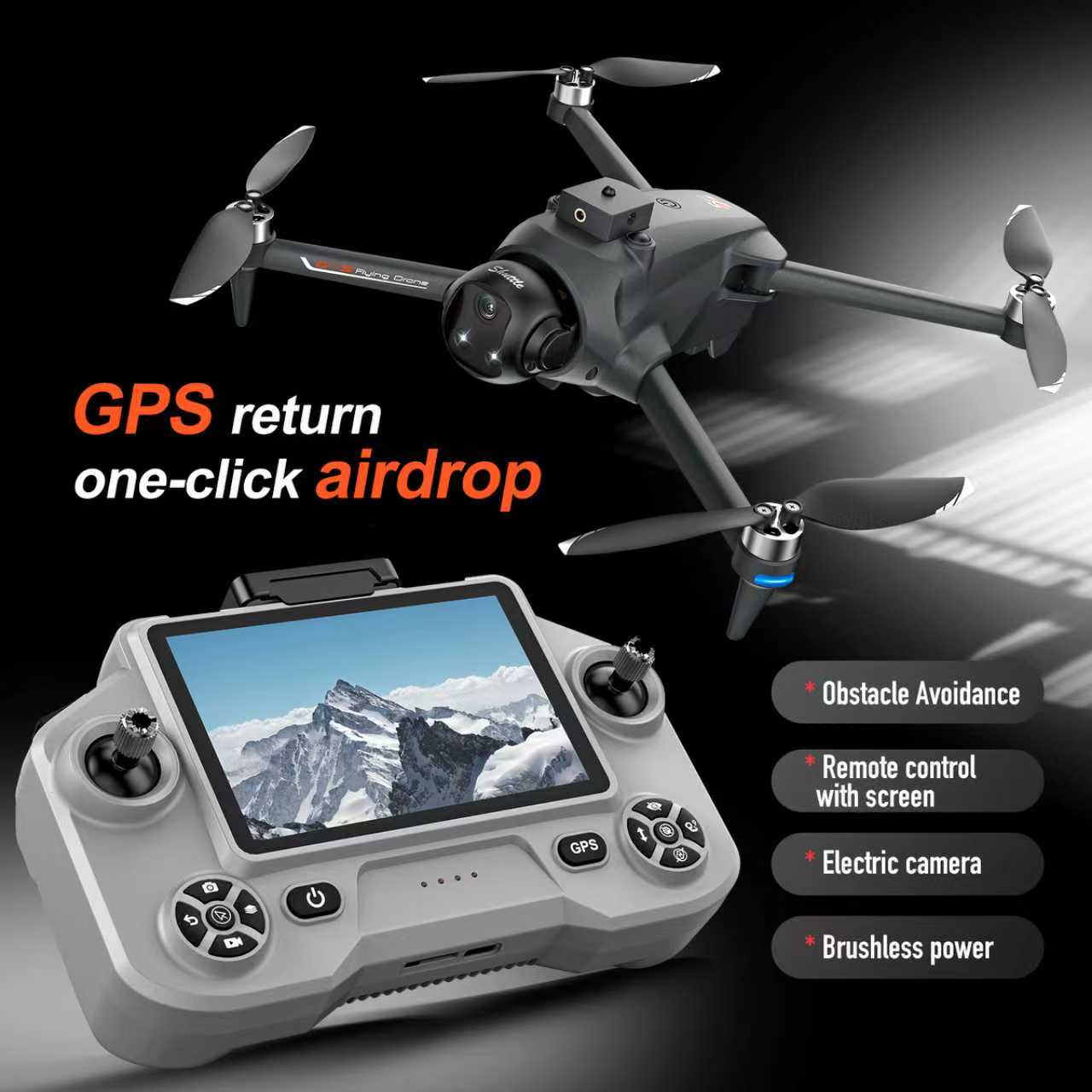 Dron Cuatricóptero FPV GPS YL0 - Drone Gimbal 2 Axis reseña y precio