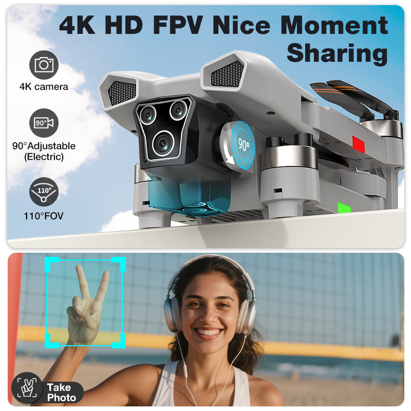 NUEVO Dron L017 Pro con Motor  - Drone Gimbal 2 Axis reseña y precio